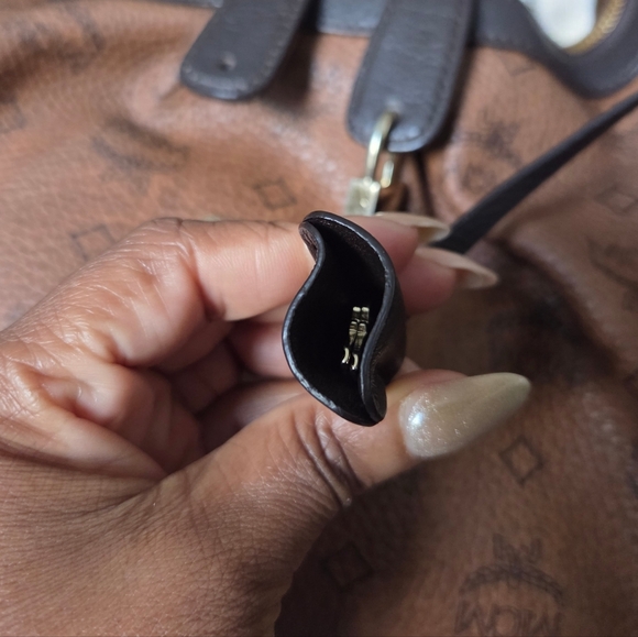 MCM Visetos monogram leather hobo - Picture 4 of 13